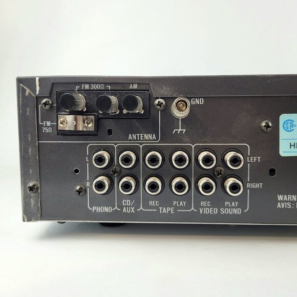 JVC R-X220 Stereo AM FM Vintage Receiver 1980s - Picture 7 of 10